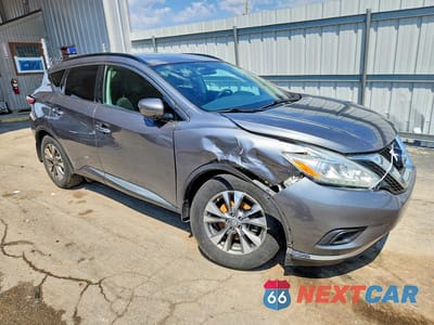 Czwarte zdjęcie samochodu z boku: 2017 NISSAN MURANO SV VIN:5N1AZ2MH9HN124171 - miniatura