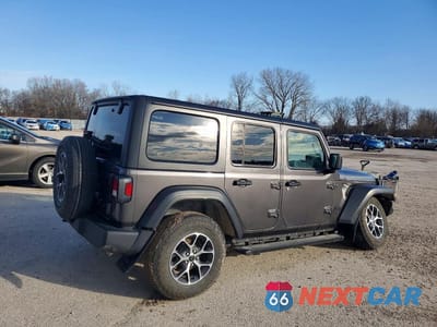 Trzecie zdjęcie samochodu z tyłu: 2024 JEEP WRANGLER SPORT VIN:1C4PJXDN8RW306917 - miniatura