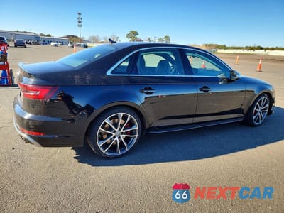 Trzecie zdjęcie samochodu z tyłu: 2019 AUDI S4 PREMIUM PLUS VIN:WAUB4AF49KA034154 - miniatura