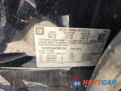 Zdjęcie 14 z 14 samochodu: 2015 CADILLAC ESCALADE ESV PREMIUM VIN:1GYS3TKJ4FR661942 - miniatura