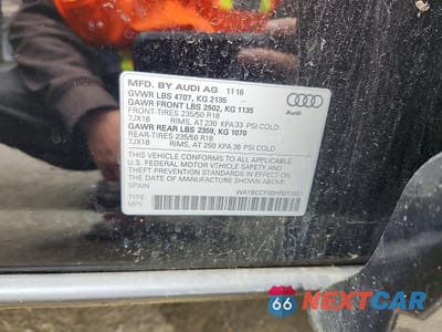 Zdjęcie 13 z 13 samochodu: 2017 AUDI Q3 PREMIUM VIN:WA1BCCFS0HR011821 - miniatura