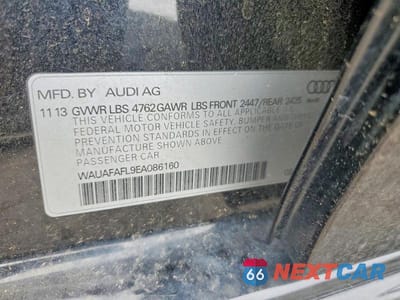 Zdjęcie 12 z 12 samochodu: 2014 AUDI A4 PREMIUM VIN:WAUAFAFL9EA086160 - miniatura