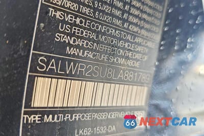Zdjęcie 10 z 13 samochodu: 2020 LAND ROVER RANGE ROVER SPORT HSE VIN:SALWR2SU8LA881789 - miniatura