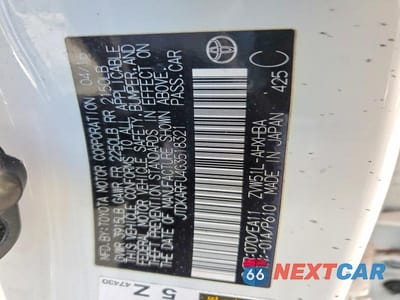 Zdjęcie 13 z 13 samochodu: 2016 TOYOTA PRIUS THREE TOURING VIN:JTDKARFU4G3518321 - miniatura