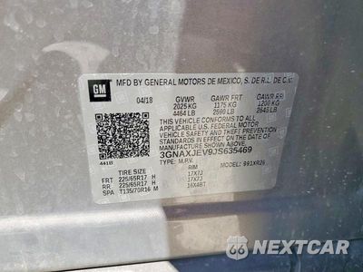 Zdjęcie 13 z 13 samochodu: 2018 CHEVROLET EQUINOX LT VIN:3GNAXJEV9JS635469 - miniatura
