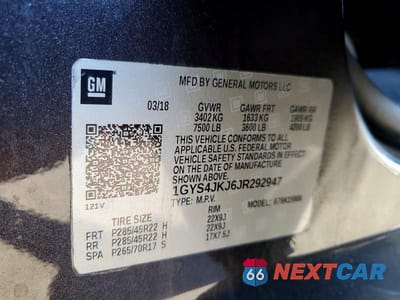 Zdjęcie 14 z 14 samochodu: 2018 CADILLAC ESCALADE ESV PREMIUM LUXURY VIN:1GYS4JKJ6JR292947 - miniatura