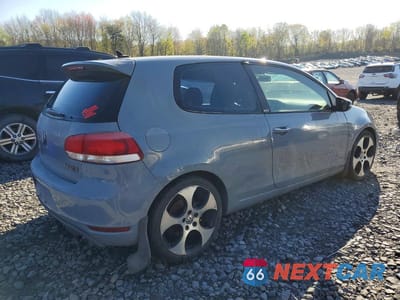 Trzecie zdjęcie samochodu z tyłu: 2011 VOLKSWAGEN GTI VIN:WVWED7AJ6BW231205 - miniatura