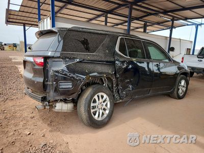 Trzecie zdjęcie samochodu z tyłu: 2019 CHEVROLET TRAVERSE LT VIN:1GNERGKW8KJ236728 - miniatura