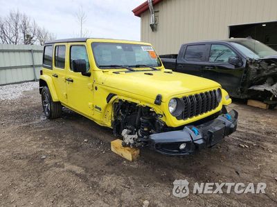 Czwarte zdjęcie samochodu z boku: 2024 JEEP WRANGLER 4XE VIN:1C4RJXN62RW186421 - miniatura