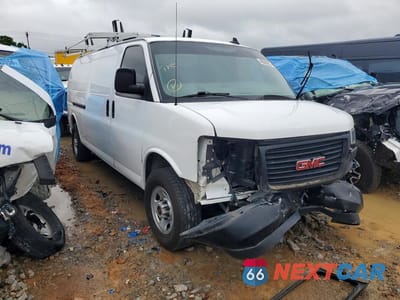 Czwarte zdjęcie samochodu z boku: 2023 GMC SAVANA 2500 EXT DELIVERY VAN VIN:1GTW7BFP9P1117683 - miniatura