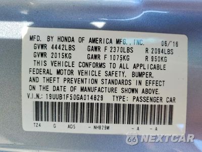 Zdjęcie 12 z 12 samochodu: 2016 ACURA TLX TECH VIN:19UUB1F50GA014829 - miniatura