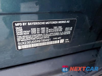 Zdjęcie 13 z 13 samochodu: 2024 BMW X5 XDRIVE40I VIN:5UX23EU05R9T89491 - miniatura