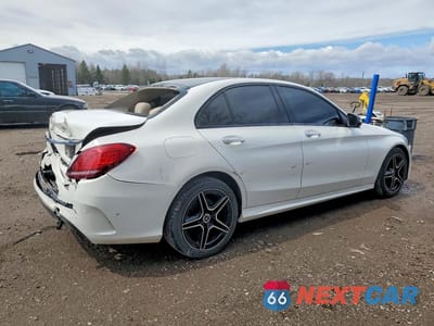 Trzecie zdjęcie samochodu z tyłu: 2021 MERCEDES-BENZ C300 4MATIC 4DR VIN:W1KWF8EB7MR647715 - miniatura
