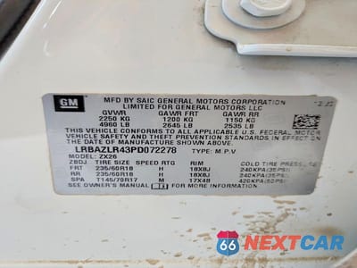 Zdjęcie 13 z 13 samochodu: 2023 BUICK ENVISION PREFERRED VIN:LRBAZLR43PD072278 - miniatura