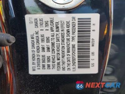 Zdjęcie 12 z 12 samochodu: 2012 HONDA CIVIC LX VIN:2HGFB2F57CH323840 - miniatura