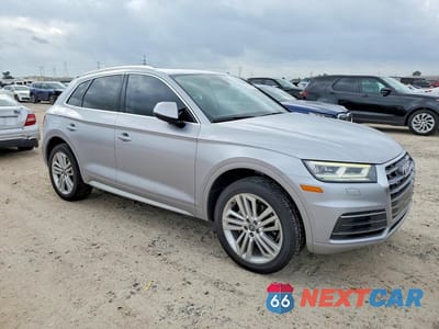 Czwarte zdjęcie samochodu z boku: 2018 AUDI Q5 PREMIUM PLUS VIN:WA1BNAFY0J2048353 - miniatura
