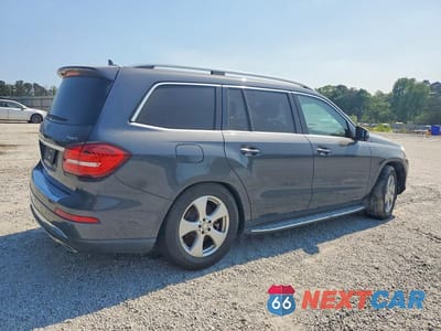 Trzecie zdjęcie samochodu z tyłu: 2017 MERCEDES-BENZ GLS 450 4MATIC VIN:4JGDF6EE3HA752655 - miniatura