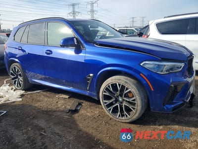 Czwarte zdjęcie samochodu z boku: 2021 BMW X5 M VIN:5YMJU0C06M9F60556 - miniatura