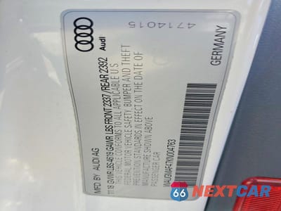 Zdjęcie 13 z 13 samochodu: 2019 AUDI A4 PREMIUM VIN:WAUGMAF47KN004763 - miniatura