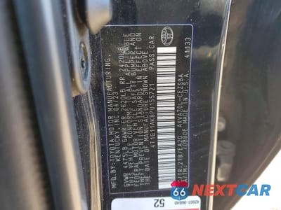 Zdjęcie 12 z 12 samochodu: 2023 TOYOTA CAMRY SE VIN:4T1G11AK8PU155721 - miniatura