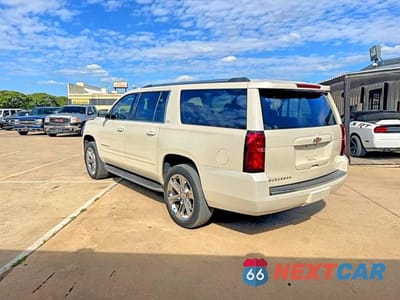 Trzecie zdjęcie samochodu z tyłu: 2015 CHEVROLET SUBURBAN C1500 LTZ VIN:1GNSCKKC3FR638712 - miniatura