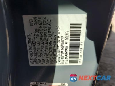 Zdjęcie 13 z 13 samochodu: 2024 HONDA ODYSSEY ELITE VIN:5FNRL6H93RB001159 - miniatura