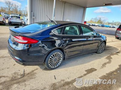 Trzecie zdjęcie samochodu z tyłu: 2018 FORD FUSION TITANIUM VIN:3FA6P0D92JR205664 - miniatura