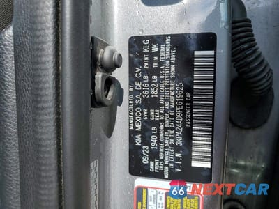 Zdjęcie 12 z 12 samochodu: 2023 KIA RIO S VIN:3KPA24AD9PE619625 - miniatura