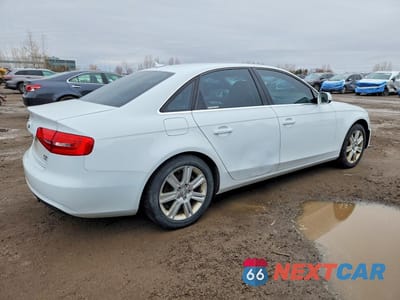 Trzecie zdjęcie samochodu z tyłu: 2013 AUDI A4 PREMIUM PLUS VIN:WAUFFCFL6DN006595 - miniatura
