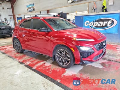 Czwarte zdjęcie samochodu z boku: 2022 HYUNDAI KONA N LINE VIN:KM8K3CA31NU870510 - miniatura