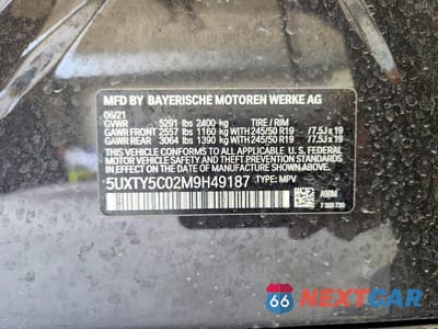 Zdjęcie 13 z 13 samochodu: 2021 BMW X3 XDRIVE30I VIN:5UXTY5C02M9H49187 - miniatura