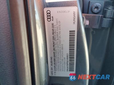 Zdjęcie 12 z 12 samochodu: 2016 AUDI A3 PREMIUM VIN:WAUA7GFF5G1059521 - miniatura