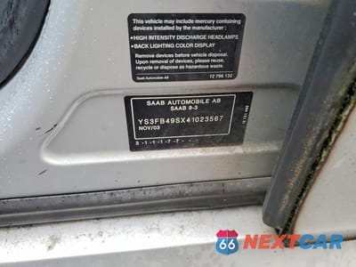 Zdjęcie 12 z 12 samochodu: 2004 SAAB 9-3 LINEAR VIN:YS3FB49SX41023567 - miniatura