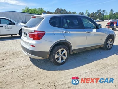 Trzecie zdjęcie samochodu z tyłu: 2012 BMW X3 XDRIVE28I VIN:5UXWX5C57CL718821 - miniatura
