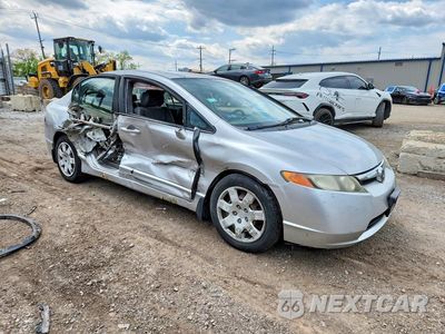 Czwarte zdjęcie samochodu z boku: 2006 HONDA CIVIC LX VIN:1HGFA16506L032715 - miniatura