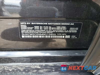 Zdjęcie 12 z 12 samochodu: 2021 BMW X7 XDRIVE40I VIN:5UXCW2C0XM9G15855 - miniatura