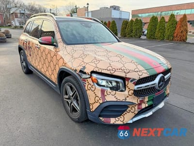 Czwarte zdjęcie samochodu z boku: 2022 MERCEDES-BENZ GLB 250 4MATIC VIN:W1N4M4HB4NW252219 - miniatura