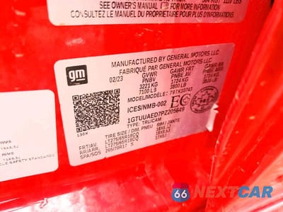 Zdjęcie 13 z 13 samochodu: 2023 GMC SIERRA K1500 VIN:1GTUUAED7PZ205649 - miniatura