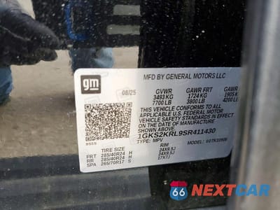 Zdjęcie 13 z 13 samochodu: 2025 GMC YUKON XL DENALI ULTIMATE VIN:1GKS2KRL9SR411430 - miniatura