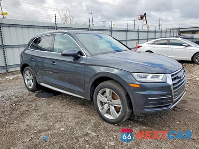Czwarte zdjęcie samochodu z boku: 2019 AUDI Q5 PREMIUM PLUS VIN:WA1BNAFY5K2096528 - miniatura