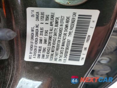 Zdjęcie 12 z 12 samochodu: 2014 HONDA CIVIC LX VIN:2HGFB2F59EH555567 - miniatura