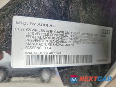 Zdjęcie 13 z 13 samochodu: 2023 AUDI A3 PREMIUM VIN:WAUAUDGY2PA073741 - miniatura