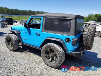 Drugie zdjęcie samochodu z przodu: 2021 JEEP WRANGLER SPORT VIN:1C4GJXAN9MW627670 - miniatura