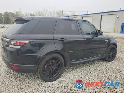 Trzecie zdjęcie samochodu z tyłu: 2017 LAND ROVER RANGE ROVER SPORT HSE VIN:SALWR2FV7HA129611 - miniatura