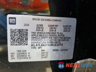 Zdjęcie 13 z 13 samochodu: 2025 BUICK ENVISTA SPORT TOURING VIN:KL47LBEP4SB161878 - miniatura