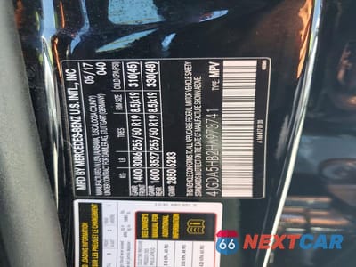 Zdjęcie 14 z 14 samochodu: 2017 MERCEDES-BENZ GLE 350 4MATIC VIN:4JGDA5HB2HA973741 - miniatura