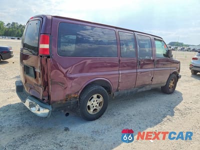 Trzecie zdjęcie samochodu z tyłu: 2005 CHEVROLET EXPRESS G1500 VIN:1GNFG15T651248177 - miniatura