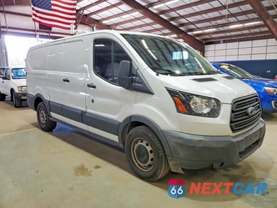 Czwarte zdjęcie samochodu z boku: 2018 FORD TRANSIT T-150 VIN:1FTYE1ZM5JKA34750 - miniatura