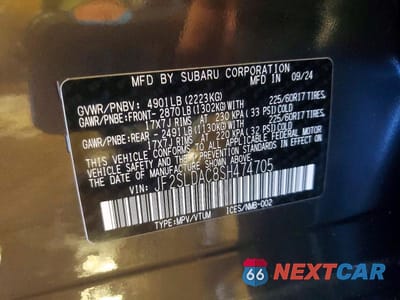 Zdjęcie 14 z 14 samochodu: 2025 SUBARU FORESTER VIN:JF2SLDAC8SH474705 - miniatura