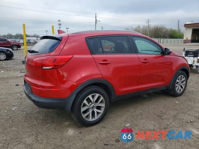 Trzecie zdjęcie samochodu z tyłu: 2014 KIA SPORTAGE LX VIN:KNDPB3AC5E7633918 - miniatura